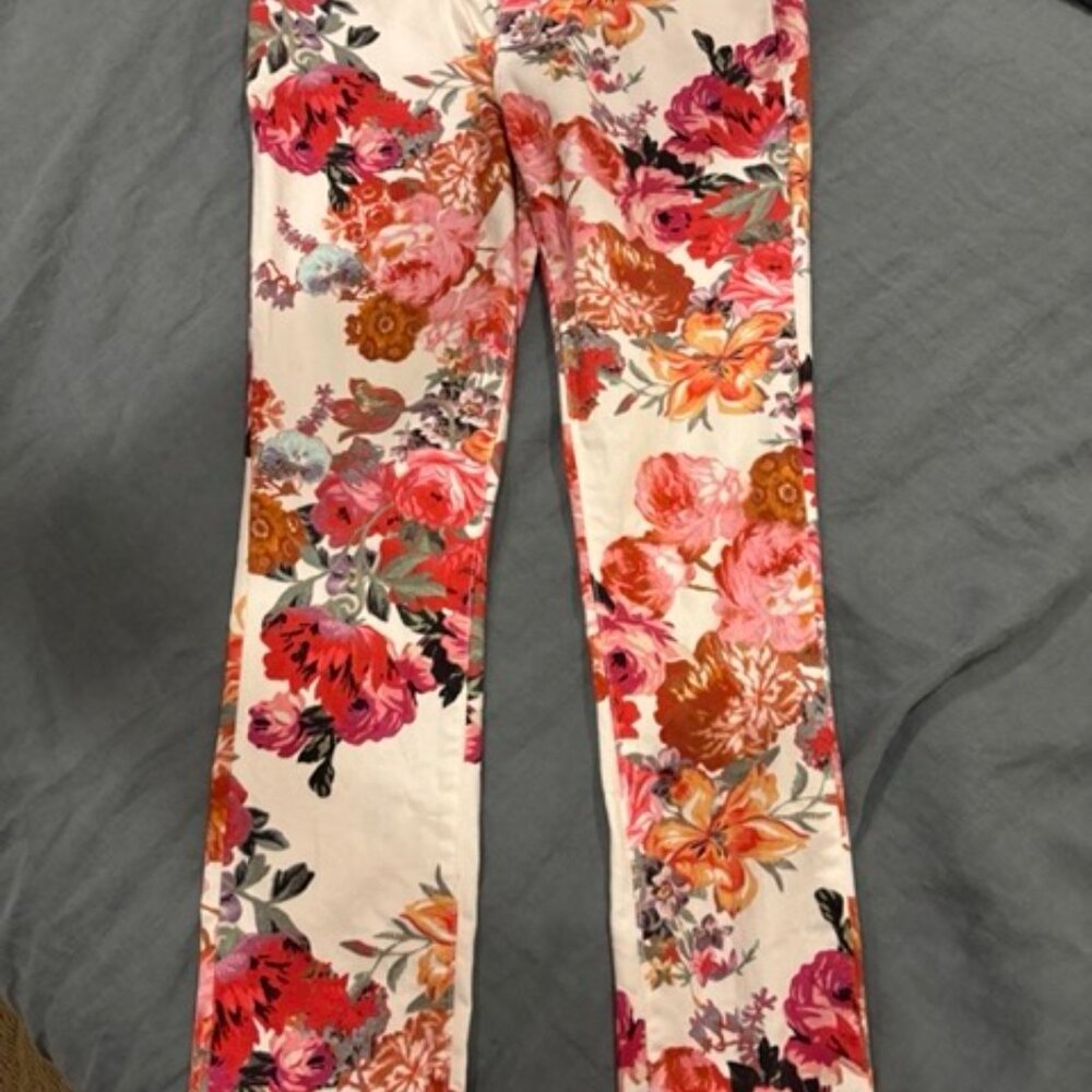 pilcro floral print jeans - perfect for fall!